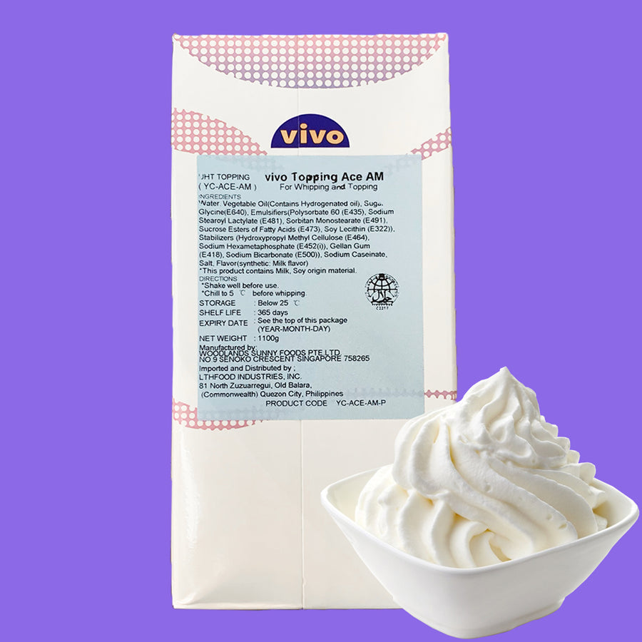 Vivo Non- Dairy Whipping and Topping Cream (1L) – Your Ate PH