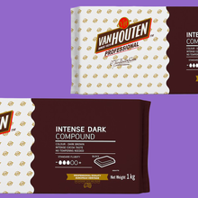 Load image into Gallery viewer, Van Houten Intense Dark Chocolate Compound (1kg)
